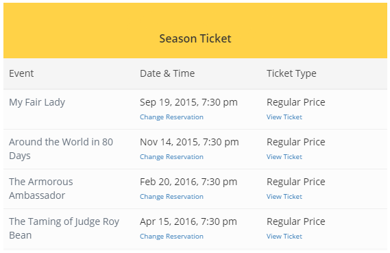 Season Ticket